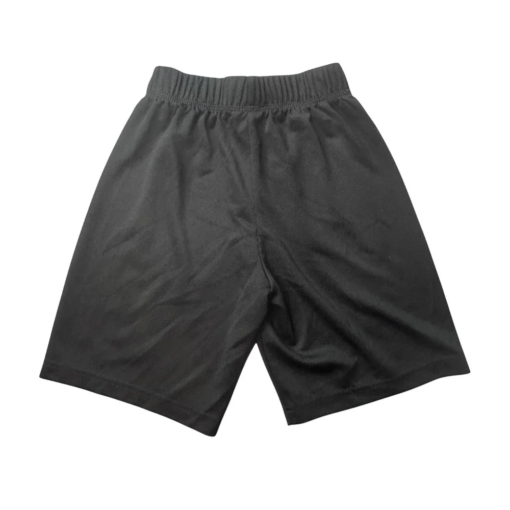 Nike 3 Brand Shorts Kids S Black Russell Wilson Athletic Mesh Basketball 8-10